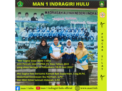 Mei Sagita Mewakili Inhu POPDA Riau 2022