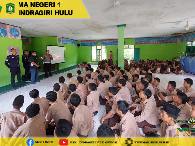 Kunjungan Tim Indonesia Driving Centre (ISDC) Polda Riau ke MAN 1 Indragiri Hulu